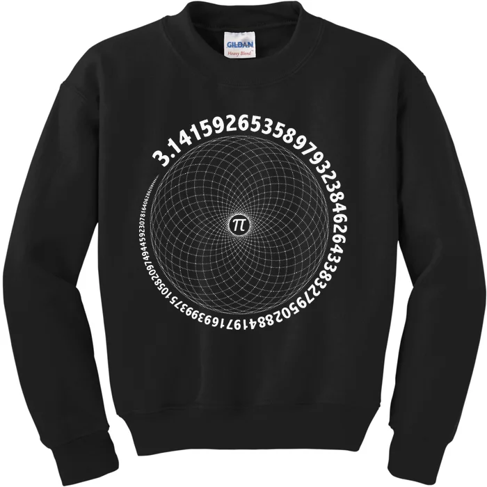 Sacred Geometry Math Science STEM 3.14 Pi Day Kids Sweatshirt