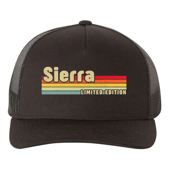 Sierra Gift Name Personalized Birthday Funny Christmas Yupoong Adult 5-Panel Trucker Hat