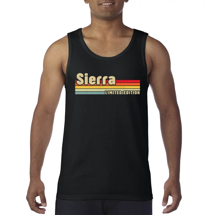 Sierra Gift Name Personalized Birthday Funny Christmas Tank Top