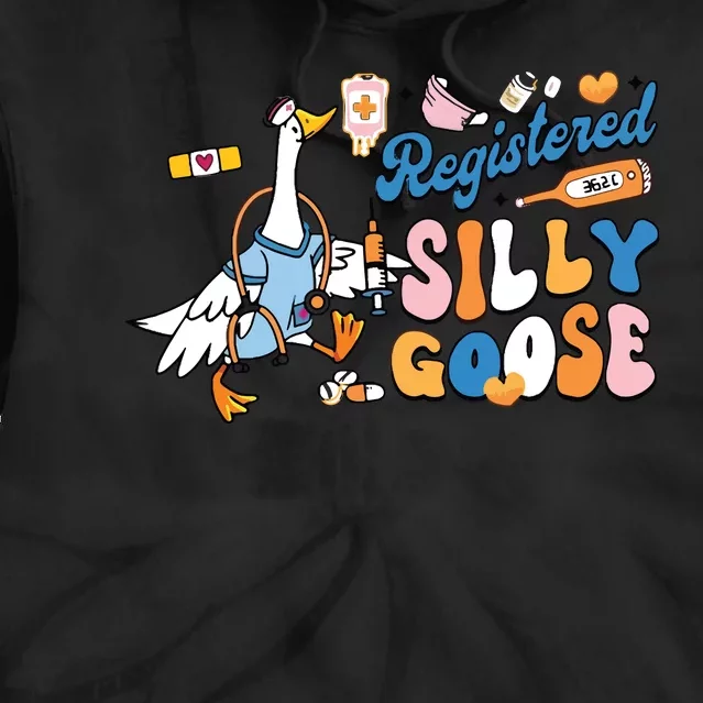 Silly Goose Nurse Tie Dye Hoodie