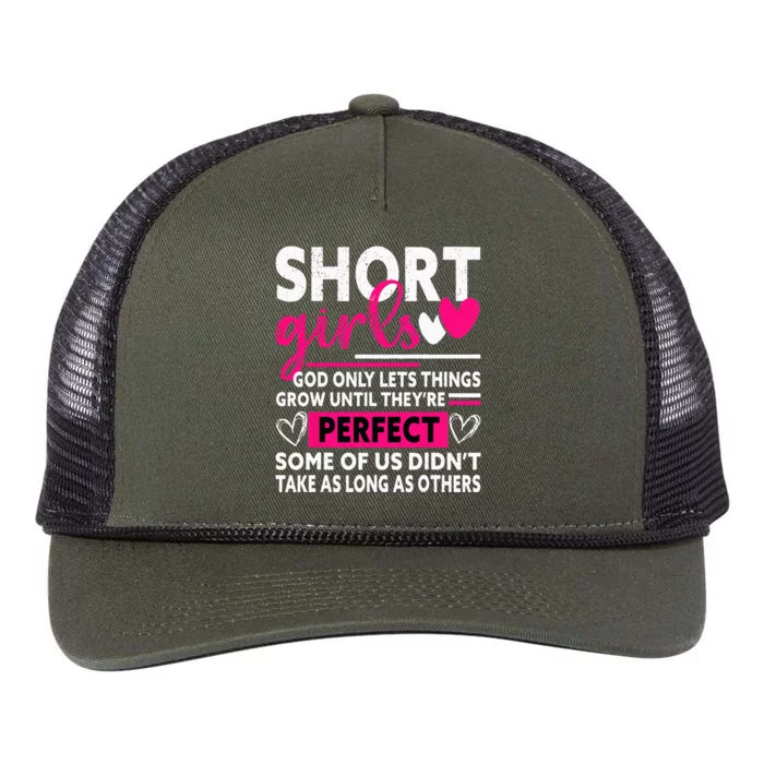 Short God Only Lets Things Grow Funny Short Women Cute Retro Rope Trucker Hat Cap