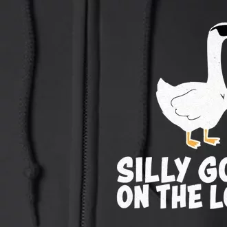 Silly Goose On The Loose Full Zip Hoodie