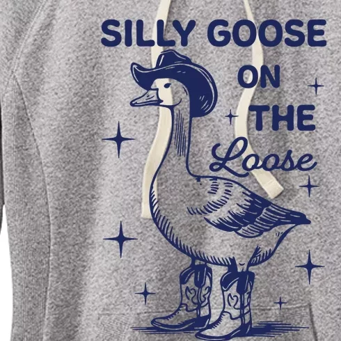 Silly Goose On The Loose Silly Goose Farm Women's Fleece Hoodie