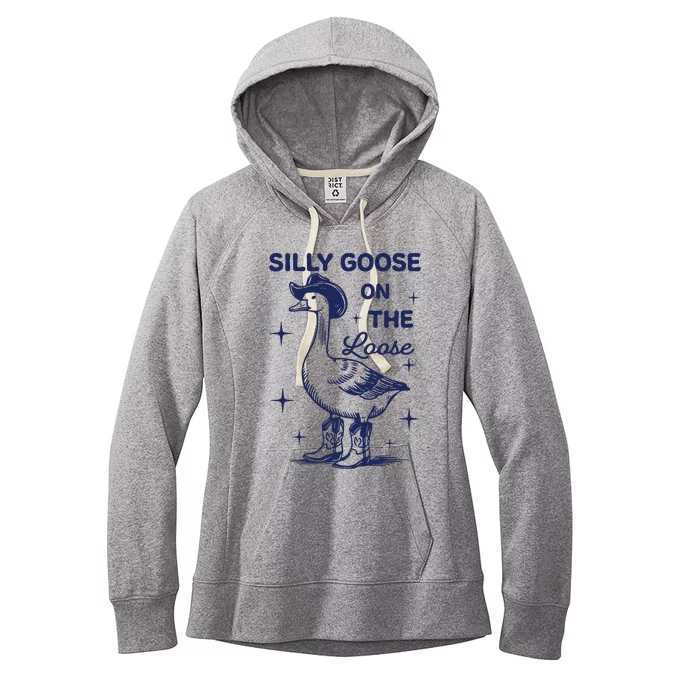 Silly Goose On The Loose Silly Goose Farm Women's Fleece Hoodie