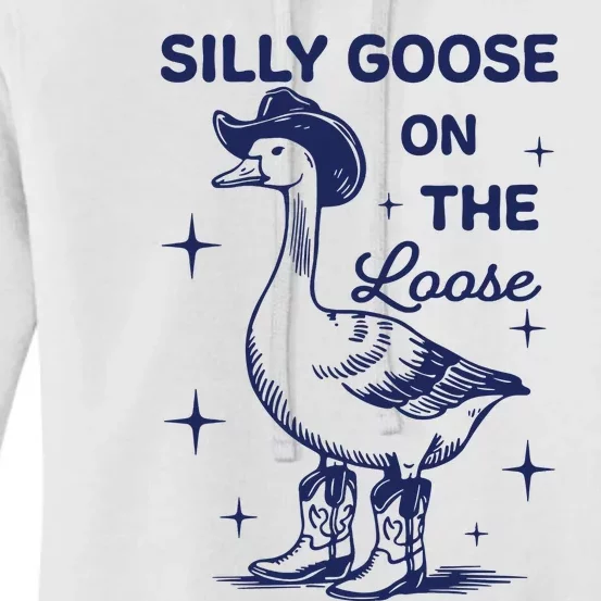 Silly Goose On The Loose Silly Goose Farm Women's Pullover Hoodie