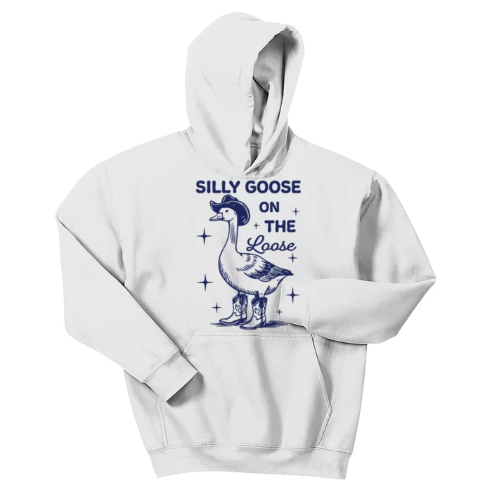 Silly Goose On The Loose Silly Goose Farm Kids Hoodie