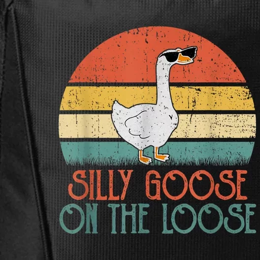 Silly Goose On The Loose Funny Saying City Backpack