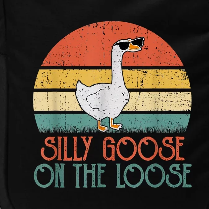 Silly Goose On The Loose Funny Saying Impact Tech Backpack