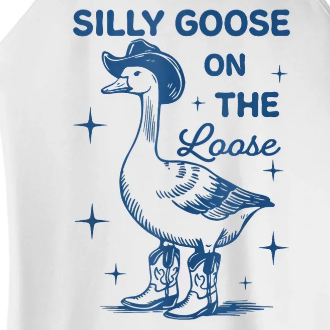 Silly Goose On The Loose Women’s Perfect Tri Rocker Tank