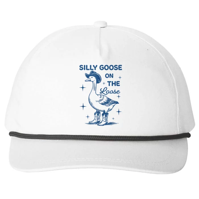 Silly Goose On The Loose Snapback Five-Panel Rope Hat