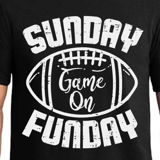 Sunday Game On Funday American Football Day Pajama Set