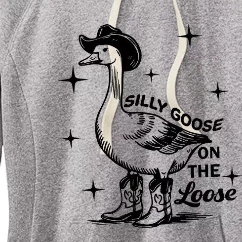 Silly Goose On The Loose Women's Fleece Hoodie