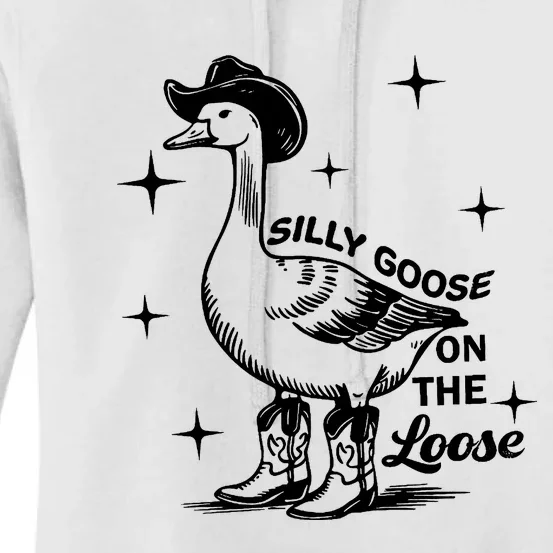 Silly Goose On The Loose Women's Pullover Hoodie