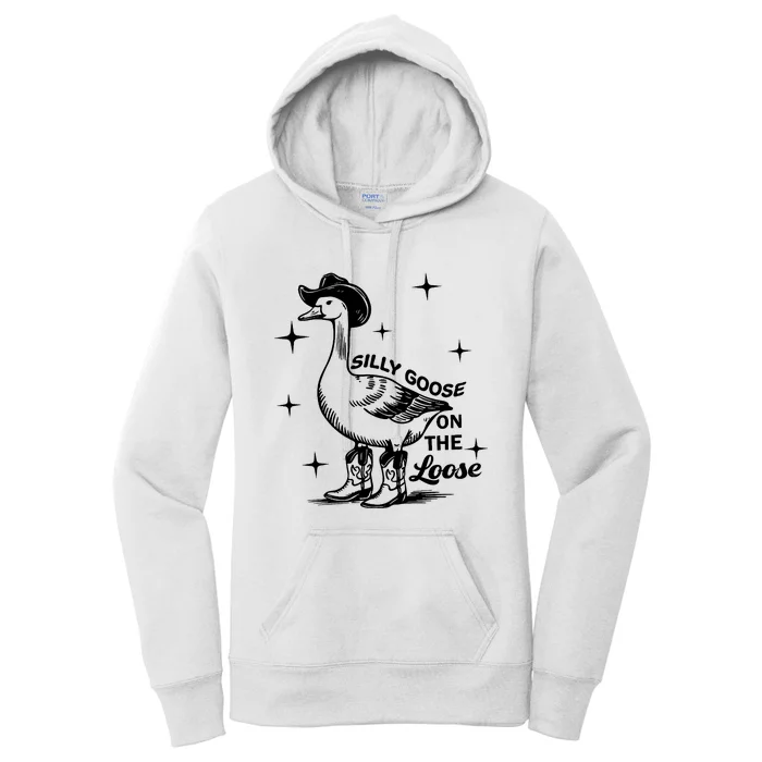 Silly Goose On The Loose Women's Pullover Hoodie