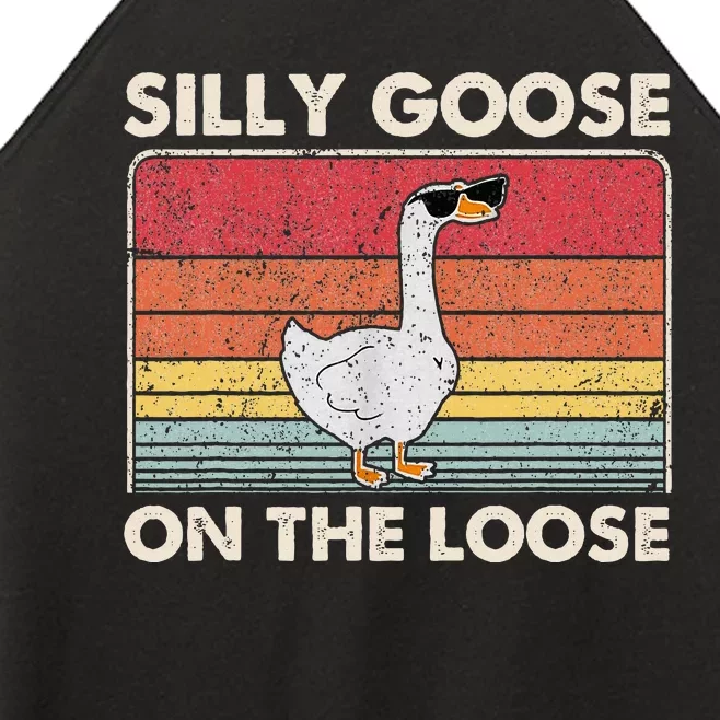 Silly Goose On The Loose Silly Goose University Women’s Perfect Tri Rocker Tank