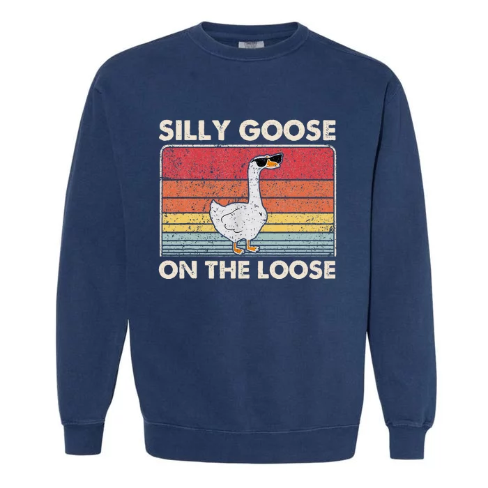 Silly Goose On The Loose Silly Goose University Garment-Dyed Sweatshirt