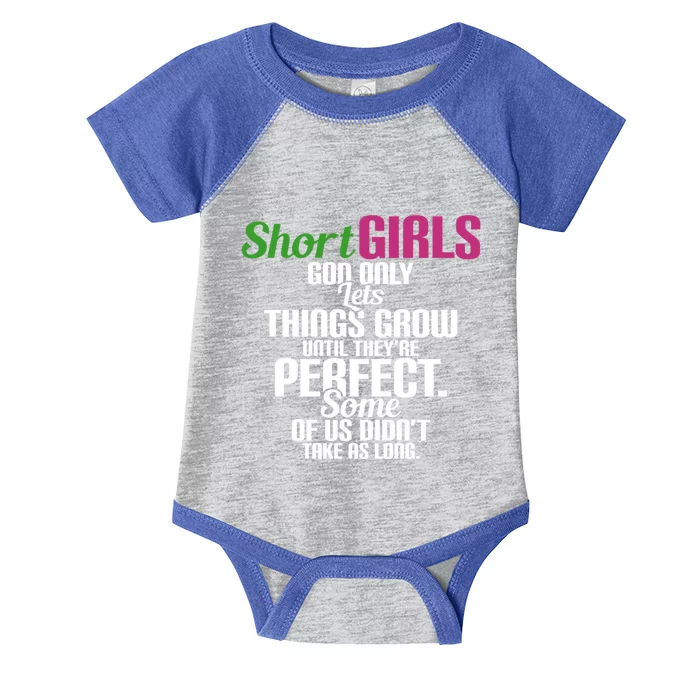 Short God Only Lets Things Grow Until Theyre Perfect Gift Infant Baby Jersey Bodysuit