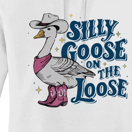 Silly Goose On The Loose Women's Pullover Hoodie