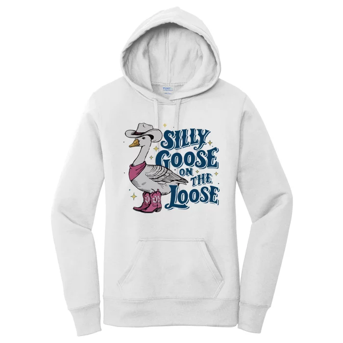 Silly Goose On The Loose Women's Pullover Hoodie