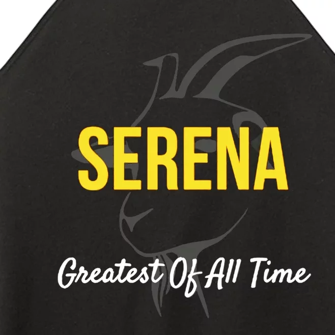 Serena Greatest Of All Time GOAT Serena Williams Professional Tennis Player Women’s Perfect Tri Rocker Tank