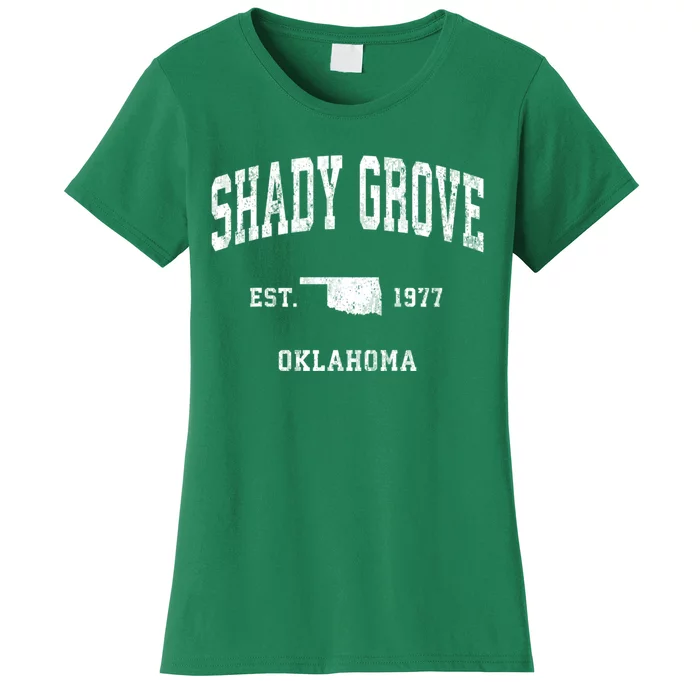 Shady Grove Oklahoma Ok Vintage Athletic Women's T-Shirt