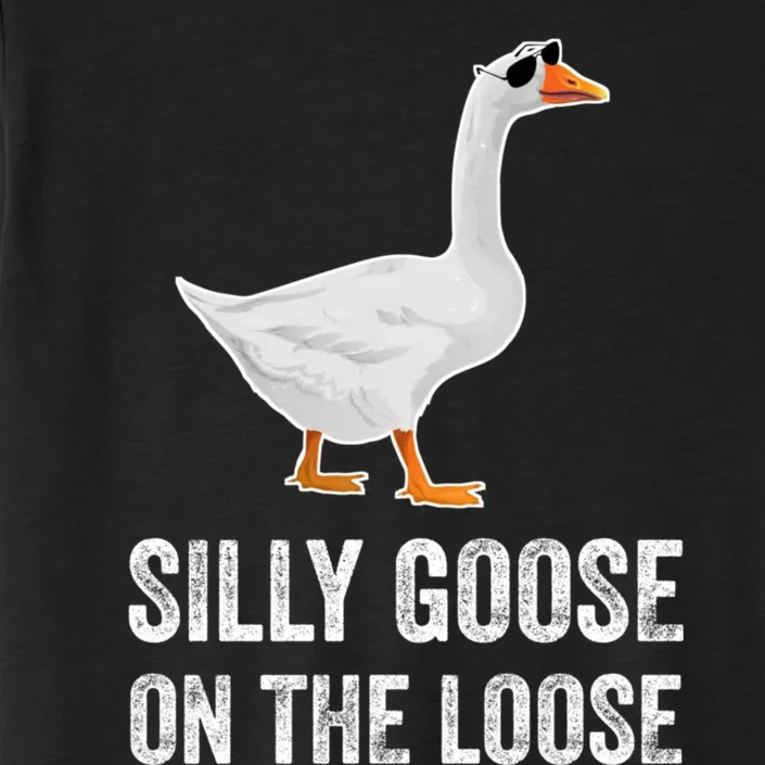 Silly Goose On The Loose Funny Goose ChromaSoft Performance T-Shirt