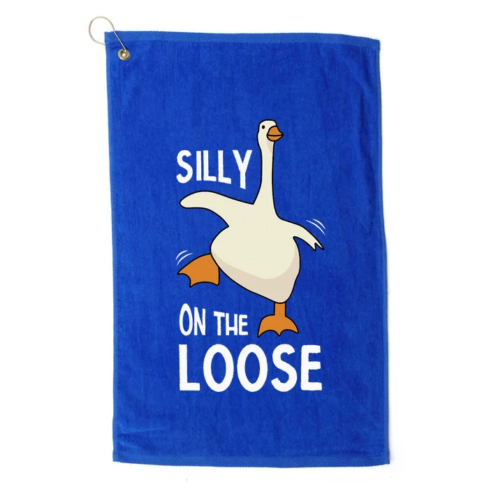 Silly Goose On The Loose Platinum Collection Golf Towel