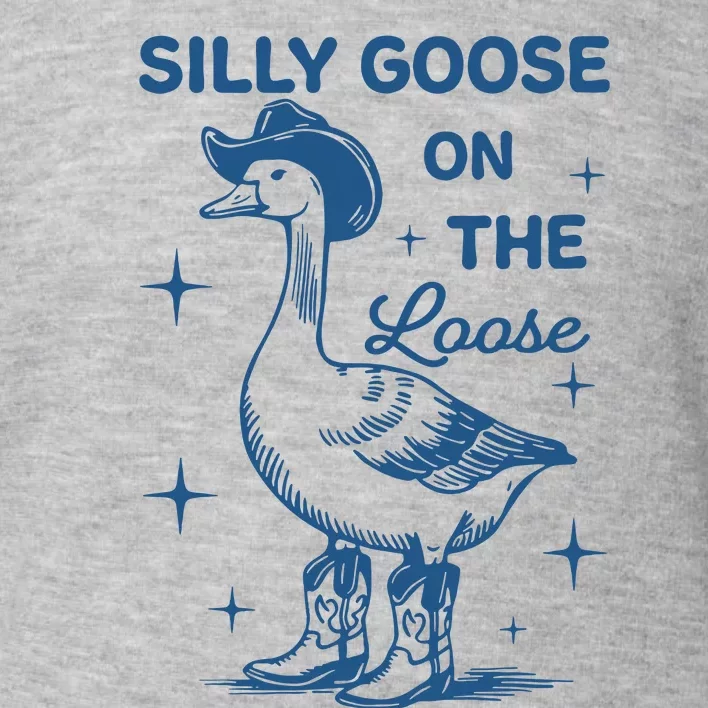 Silly Goose On The Loose Toddler Sweatshirt