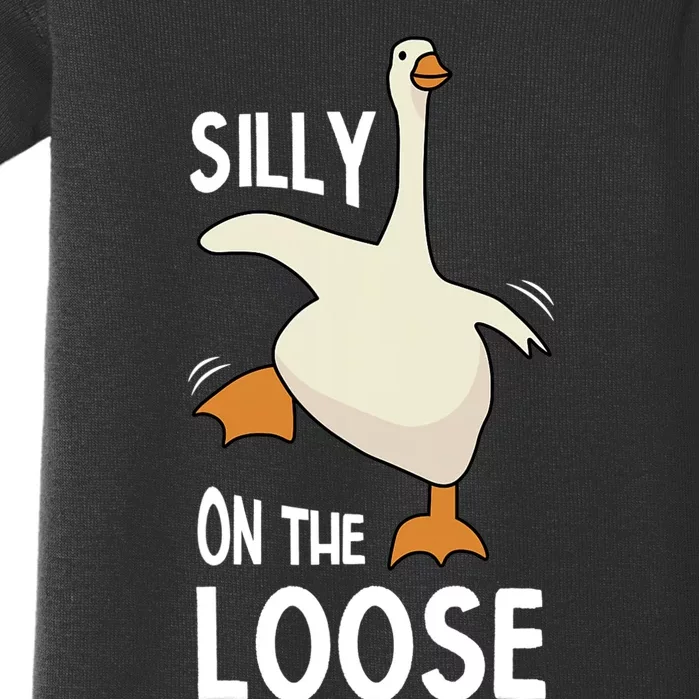 Silly Goose On The Loose Baby Bodysuit