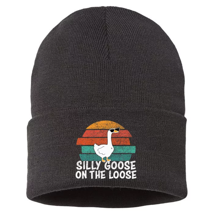 Silly Goose On The Loose Sustainable Knit Beanie