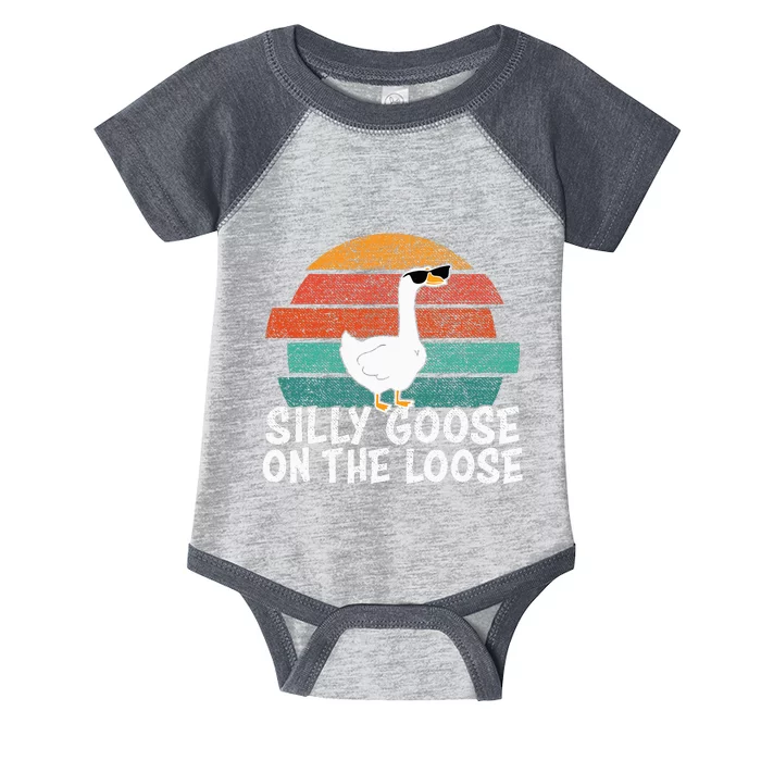 Silly Goose On The Loose Infant Baby Jersey Bodysuit