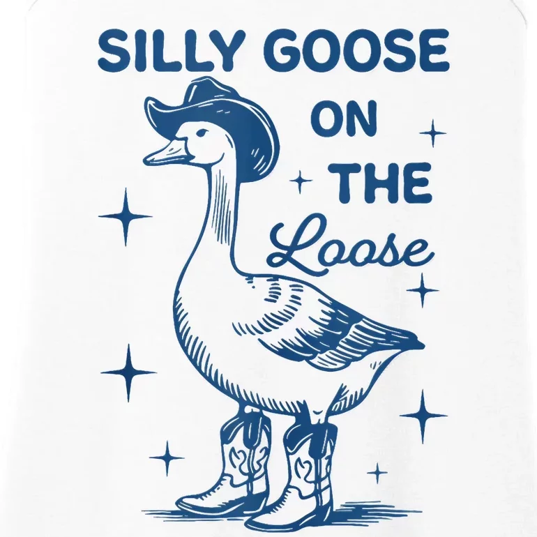 Silly Goose On The Loose Ladies Essential Tank