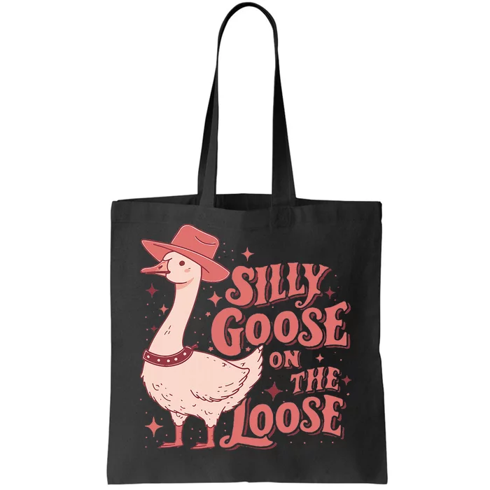 Silly Goose On The Loose Cow Cow Tote Bag