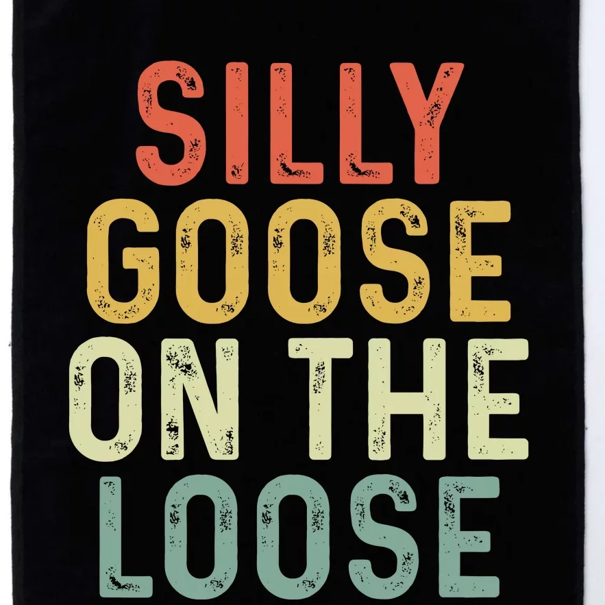 Silly Goose On The Loose Retro Platinum Collection Golf Towel