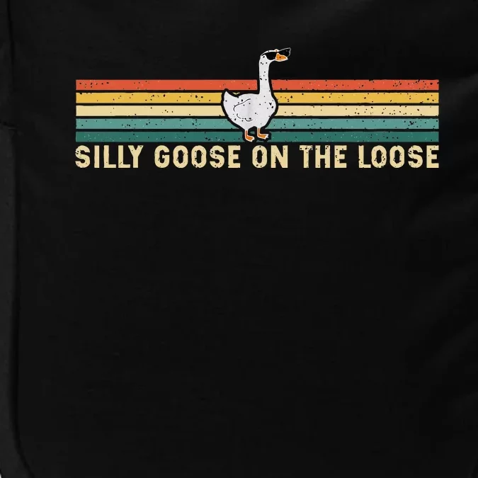 Silly Goose On The Loose Funny Silly Goose University Impact Tech Backpack