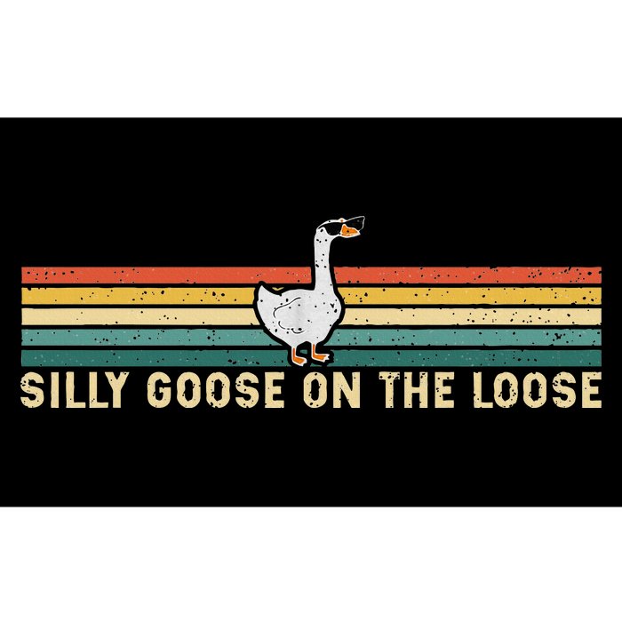 Silly Goose On The Loose Funny Silly Goose University Bumper Sticker