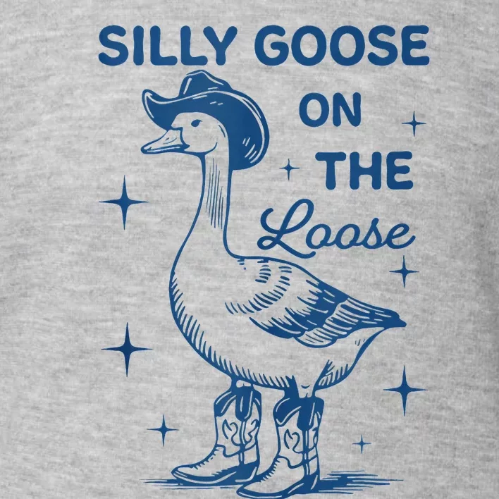 Silly Goose On The Loose Toddler Sweatshirt