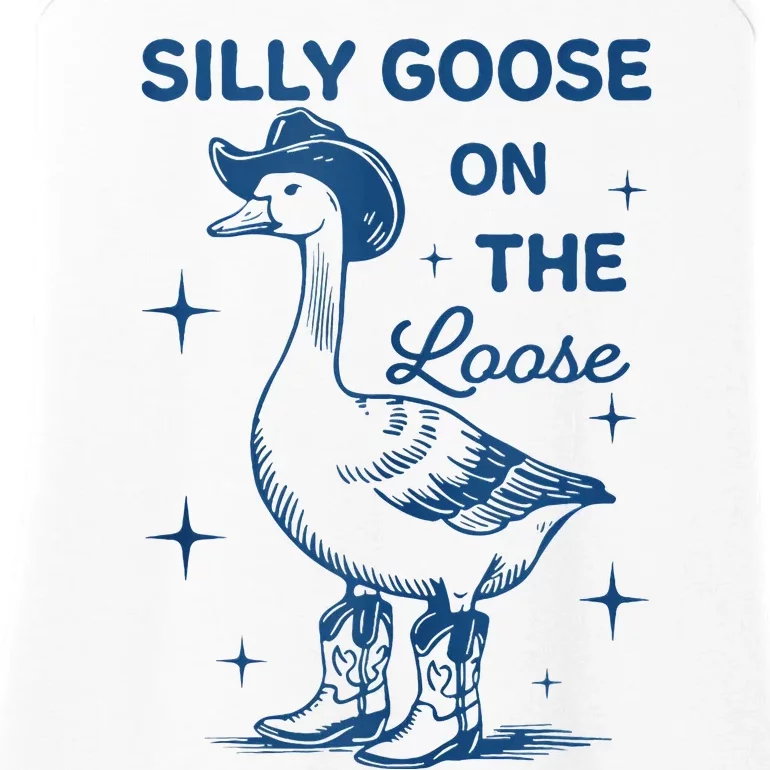 Silly Goose On The Loose Ladies Essential Tank