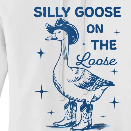 Silly Goose On The Loose Women's Pullover Hoodie