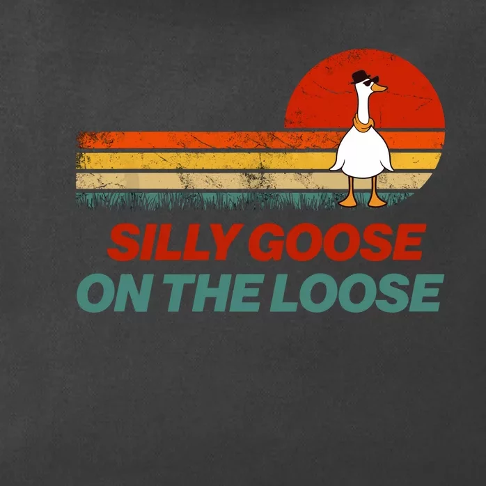 Silly Goose On The Loose Zip Tote Bag