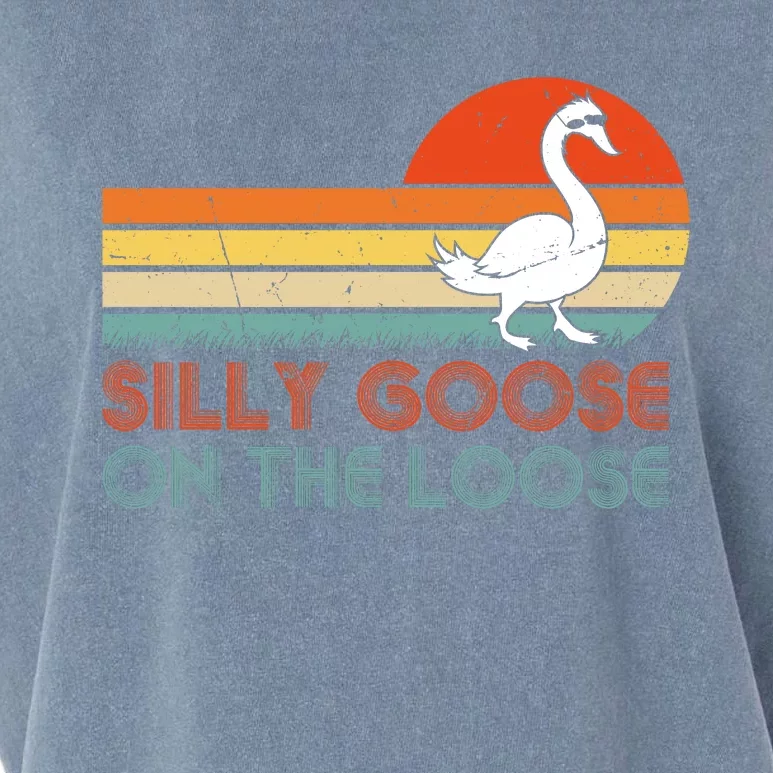 Silly Goose On The Loose Garment-Dyed Women's Muscle Tee