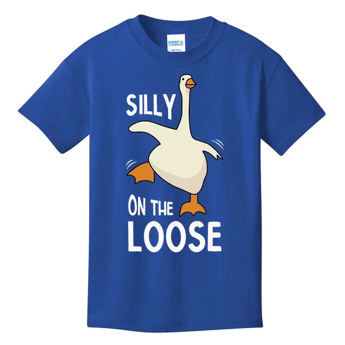 Silly Goose On The Loose Kids T-Shirt