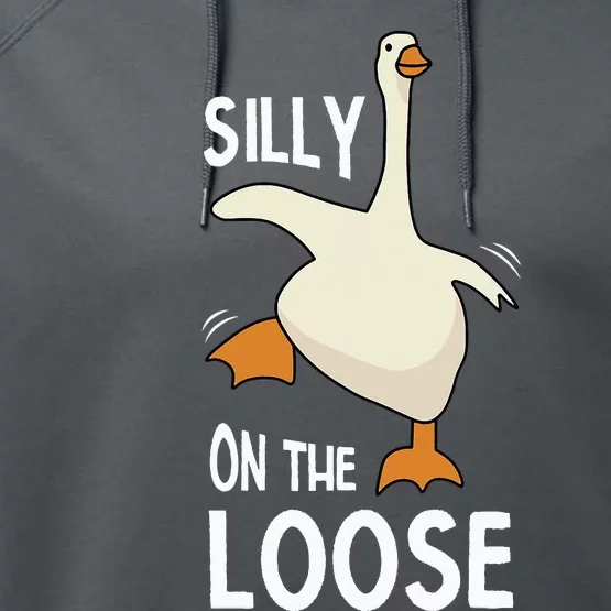 Silly Goose On The Loose Performance Fleece Hoodie