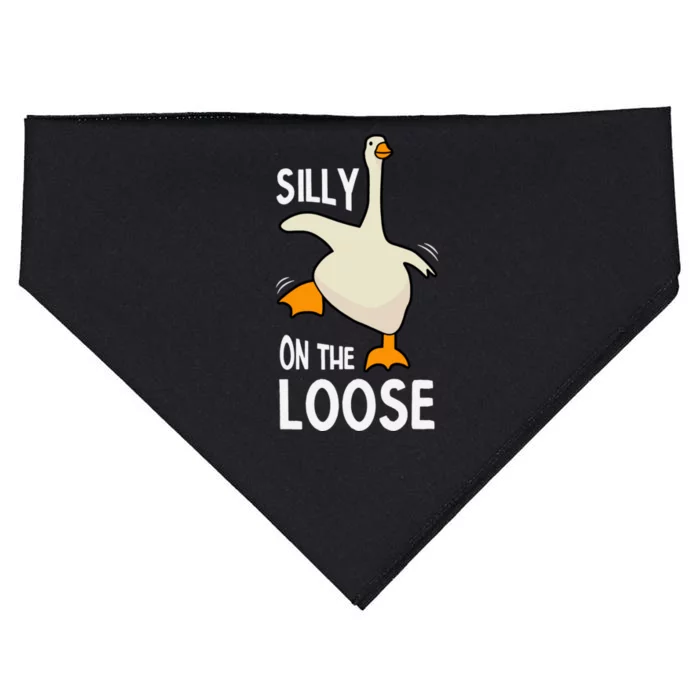 Silly Goose On The Loose Stupid And Silly Goose USA-Made Doggie Bandana