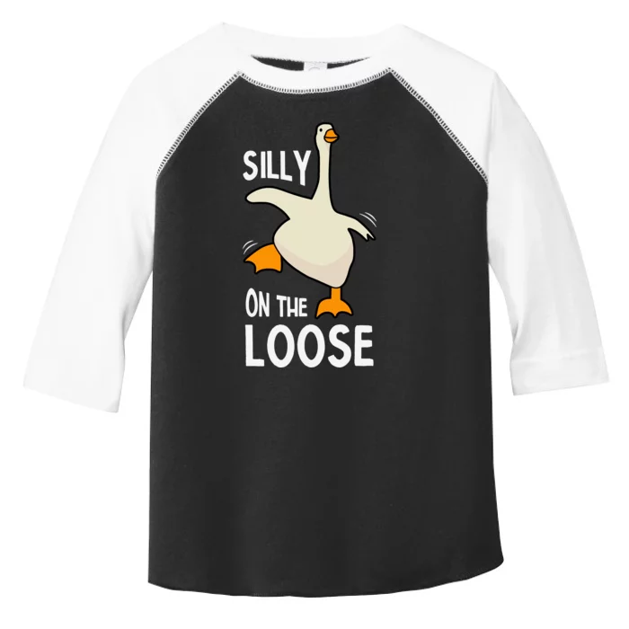 Silly Goose On The Loose Stupid And Silly Goose Toddler Fine Jersey T-Shirt