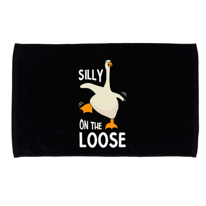 Silly Goose On The Loose Stupid And Silly Goose Microfiber Hand Towel