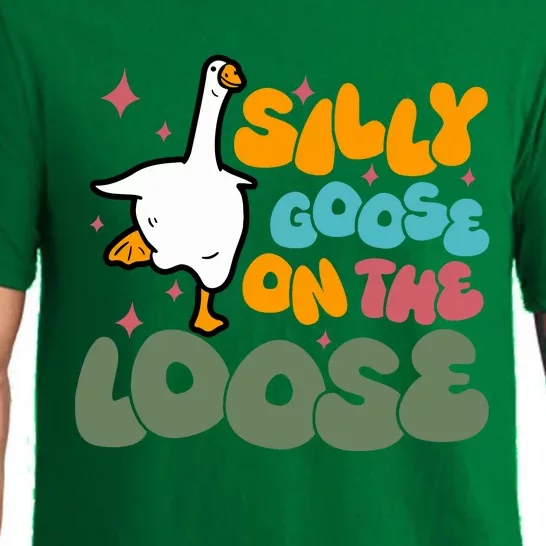 Silly Goose On The Loose Stupid And Silly Goose Pajama Set