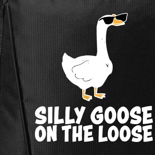 Silly Goose On The Loose Funny Meme City Backpack