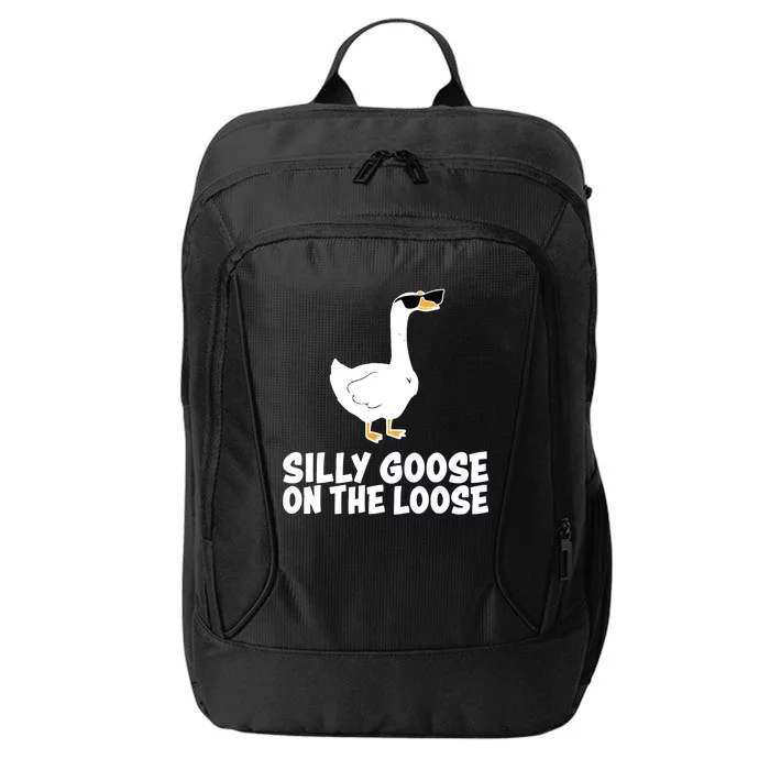 Silly Goose On The Loose Funny Meme City Backpack