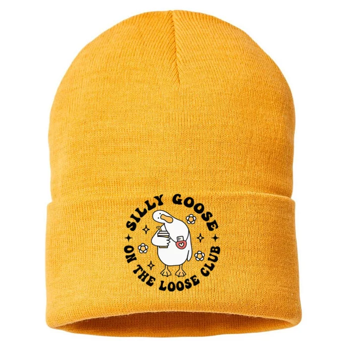 Silly Goose On The Loose Club Groovy Silly Goose Sustainable Knit Beanie